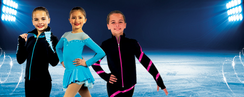 ChloeNoel Ice Skating Outfit - Periwinkle JS792 Ice Skating Jacket